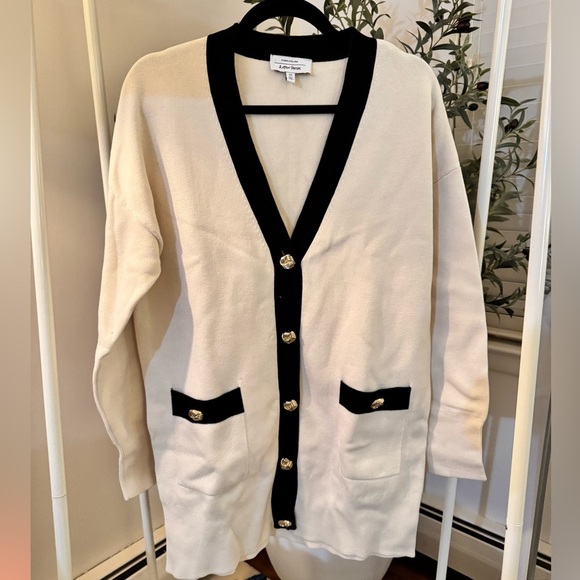 & Other Stories Oversized Gold button Cardigan Size M - Picture 3 of 14